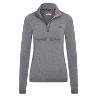 Top con mezza zip Euro-Star Maggy Magnete mélange