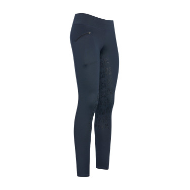 Leggings da equitazione Easy Rider Dietse Winter FullGrip Blu navy