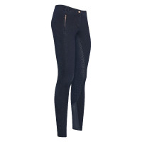 Pantaloni da equitazione Euro-Star Slim Shape Denim FullGrip Denim blu scuro