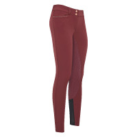 Pantaloni da equitazione Euro-Star Arielle Fashion FullGrip Zinfadel Bordeaux