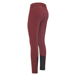 Pantaloni da equitazione Euro-Star Arielle Fashion FullGrip Zinfadel Bordeaux