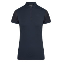 Top con mezza zip Euro-Star Valentina Blu navy