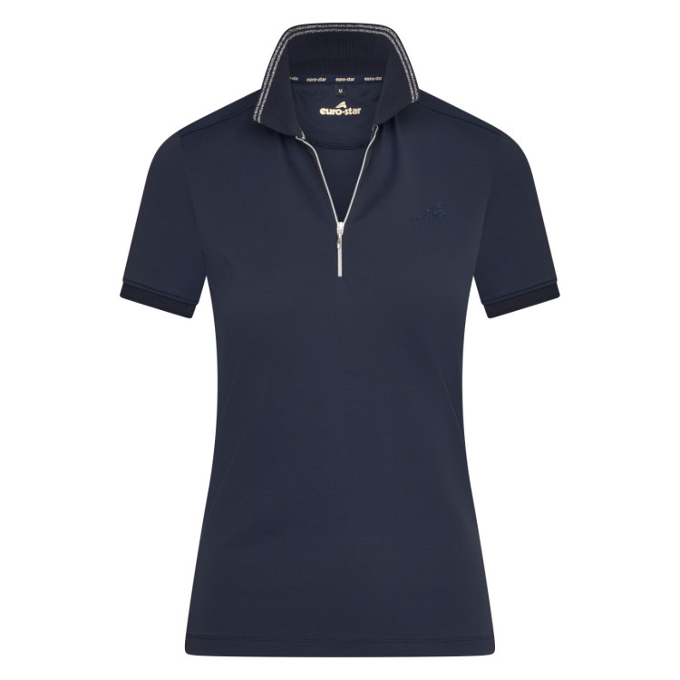 Polo con mezza zip Euro-Star Gina