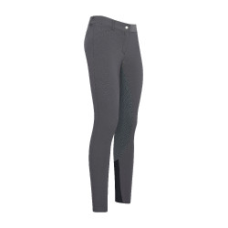Pantaloni da equitazione Euro-Star Arista Fashion Diamond FullGrip Periscopio Grigio