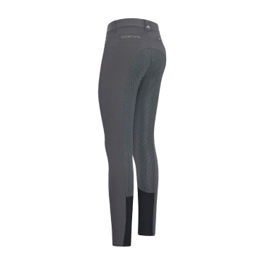Pantaloni da equitazione Euro-Star Arista Fashion Diamond FullGrip Periscopio Grigio