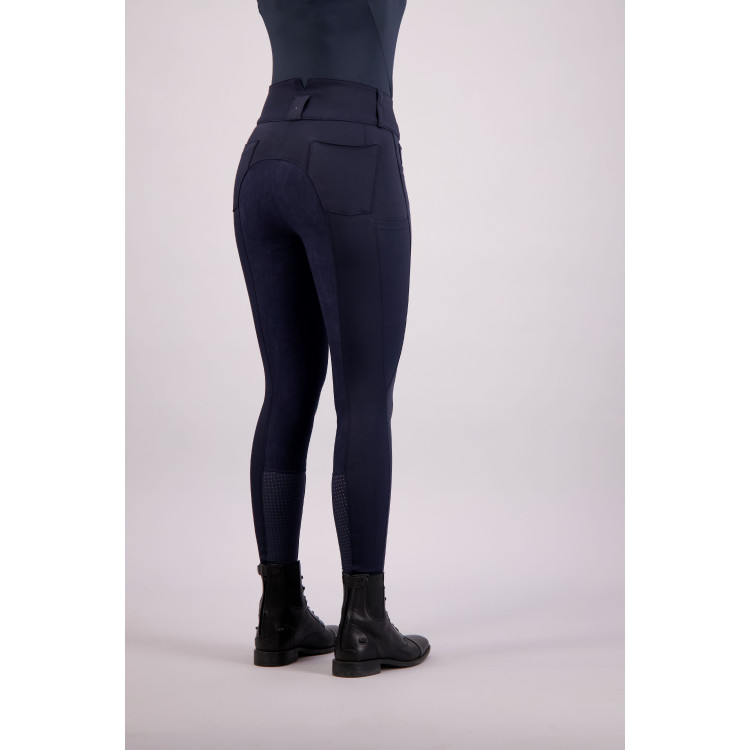 Pantaloni da equitazione Euro-Star Indigo a vita alta Full Pantaloni da equitazione Euro-Star Indigo a vita alta Full