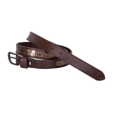 Cintura Euro-Star Glittery Mocca Marrone