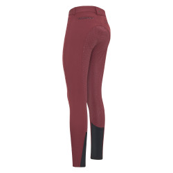 Pantaloni da equitazione Euro-Star Arista Fashion Dia. FullGrip Bambini Zinfadel Bordeaux