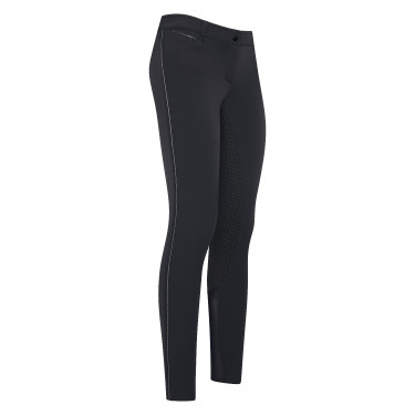 Pantaloni da equitazione Euro-Star Indigo Diam. Softshell FullGrip Nero