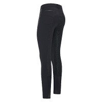 Pantaloni da equitazione Euro-Star Indigo Diam. Softshell FullGrip Nero