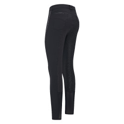 Pantaloni da equitazione Euro-Star Indigo Diam. Softshell FullGrip Nero