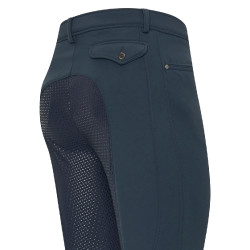Pantaloni da equitazione Euro-Star Camillo So. FullGrip Blu navy