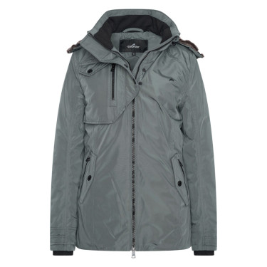 Parka giacca Euro-Star Lajana Castano scuro Blu