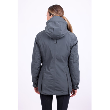 Parka giacca Euro-Star Lajana Castano scuro Blu