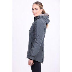 Parka giacca Euro-Star Lajana Castano scuro Blu