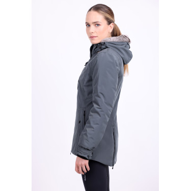 Parka giacca Euro-Star Lajana Castano scuro Blu
