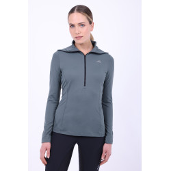 Felpa Euro-Star Tekla Castano scuro Blu