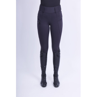 Leggings da equitazione Easy Rider Don FullGrip Blu navy