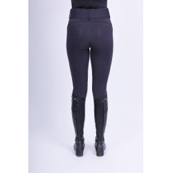 Leggings da equitazione Easy Rider Don FullGrip Blu navy