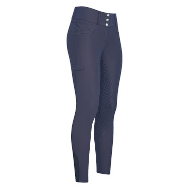 Pantaloni da equitazione Easy Rider Amara FullGrip Bambini Blu navy