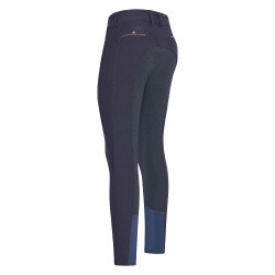 Pantaloni da equitazione Euro-Star Arielle thermaline FullGrip Marina Blu marino