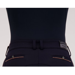 Pantaloni da equitazione Euro-Star Arielle thermaline FullGrip Marina Blu marino