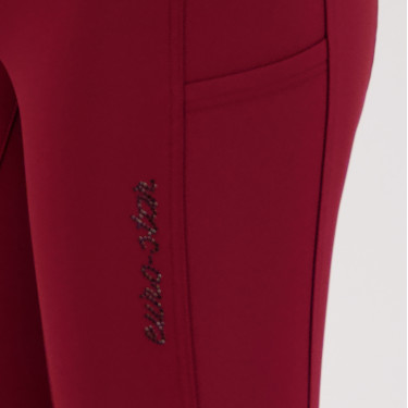 Leggings da equitazione Euro-Star Athletic leanline FullGrip Melagrana Rosso Leggings da equitazione Euro-Star Athletic leanline FullGrip Melagrana Rosso