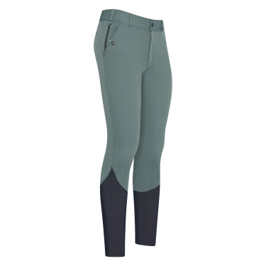 Pantaloni da equitazione Euro-star Marcello FullGrip Castano scuro Blu