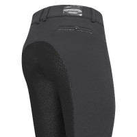 Pantaloni da equitazione Euro-Star Arielle Snow FullGrip Grigio magnete