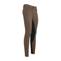 Pantaloni da equitazione Euro-Star Arielle Snow FullGrip Goccia di cioccolato Marrone