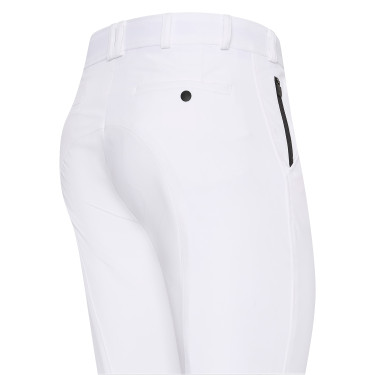 Pantaloni da equitazione Euro-Star Marco KneeGrip Bianco