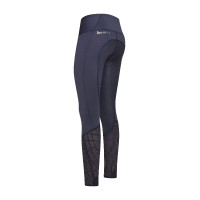 Leggings da equitazione Euro-Star Breez Fashion FullGrip estivi Blu navy