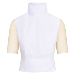 Crop top da competizione Euro-Star Flying Fearless Bianco nude