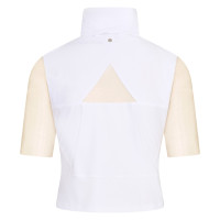 Crop top da competizione Euro-Star Flying Fearless Bianco