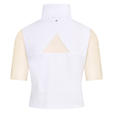 Crop top da competizione Euro-Star Flying Fearless Bianco nude