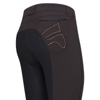 Pantaloni da equitazione Euro-Star Indigo Diamond FullGrip Euro-Star Sential Marrone / oro Pantaloni da equitazione Euro-Star Indigo Diamond FullGrip Euro-Star Sential Marrone / oro