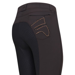 Pantaloni da equitazione Euro-Star Indigo Diamond FullGrip Euro-Star Sential Marrone / oro Pantaloni da equitazione Euro-Star Indigo Diamond FullGrip Euro-Star Sential Marrone / oro