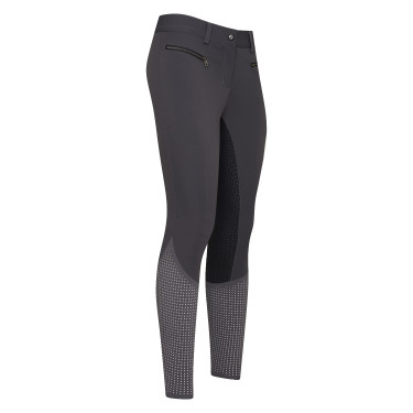 Pantaloni da equitazione Euro-star Airflow FullGrip Periscopio Grigio