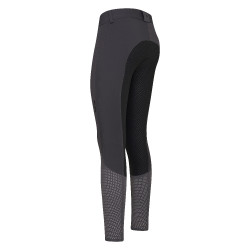 Pantaloni da equitazione Euro-star Airflow FullGrip Periscopio Grigio