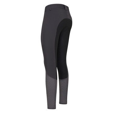 Pantaloni da equitazione Euro-star Airflow FullGrip Periscopio Grigio