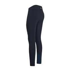 Pantaloni da equitazione Euro-star Equitation Queen Diamond FullGrip estivi Blu navy