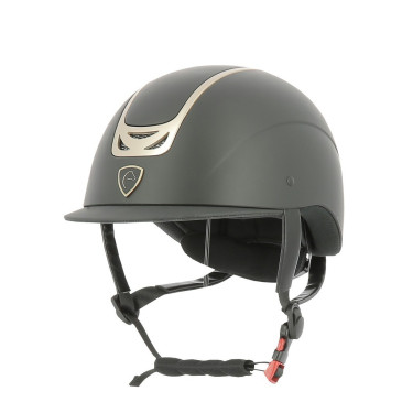 Casco Equithème Pepit Nero / oro rosa
