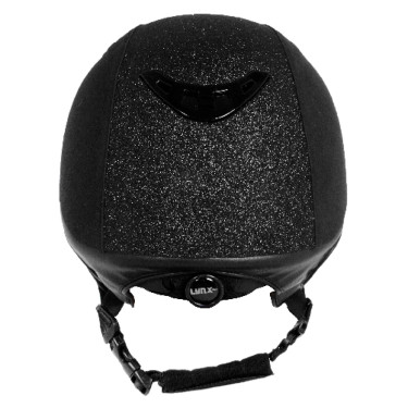 Casco Back on Track® EQ3 Lynx Microfibra/Strass Nero Casco Back on Track® EQ3 Lynx Microfibra/Strass Nero