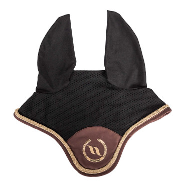 Cuffia per cavallo Night Collection Back On Track Caffè Marrone