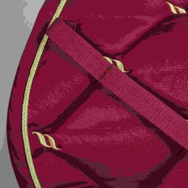 Sottosella da Dressage Night Collection Back On Track Rosso scuro