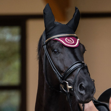 Cuffia per cavallo Night Collection Back On Track Rubino Rosso