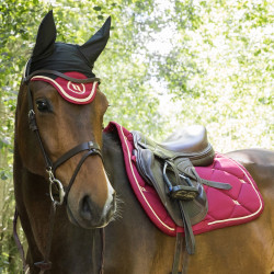 Cuffia per cavallo Night Collection Back On Track Rubino Rosso