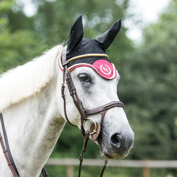 Cuffia per cavallo Night Collection Back On Track Rubino Rosso