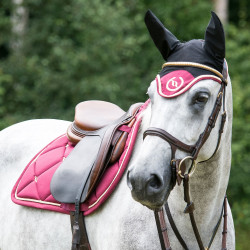 Cuffia per cavallo Night Collection Back On Track Rubino Rosso