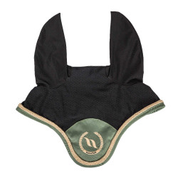 Cuffia per cavallo Night Collection Back On Track Oliva Verde